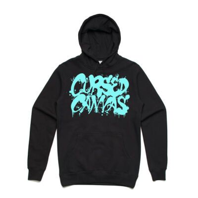 CURSED CANVAS LOGO ARM TEAL Thumbnail