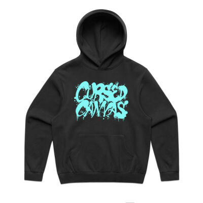 CURSED CANVAS HOODIE TEAL Thumbnail