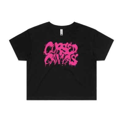 CURSED CANVAS - CROP TEE Thumbnail