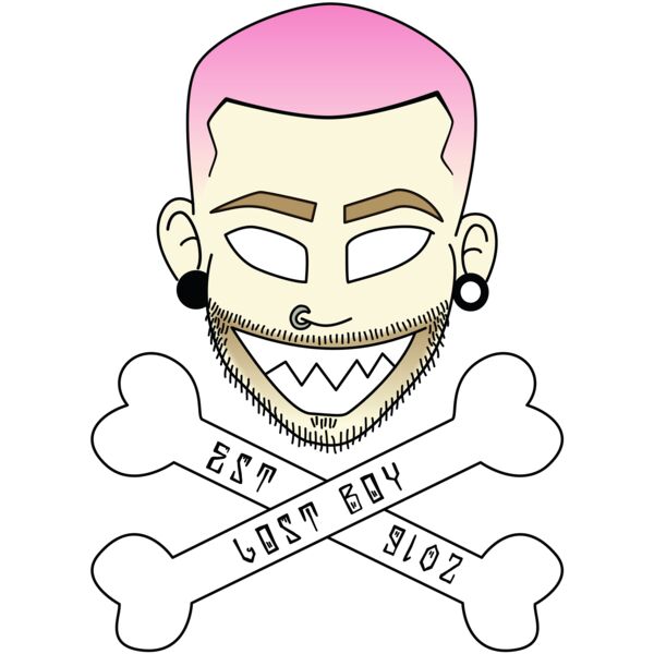 lost boy on colour pink Thumbnail